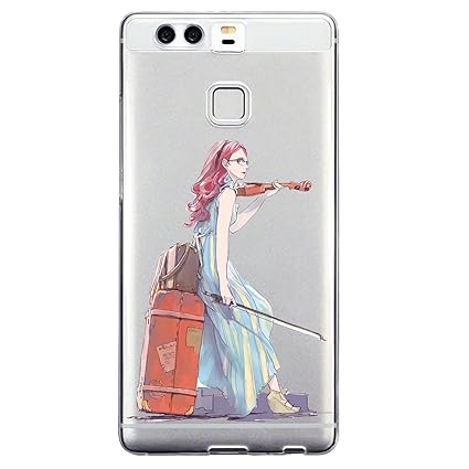 Pacyer Case kompatibel mit Huawei P9 Hülle Silikon Ultra dünn Transparent Handyhülle Huawei P9 Schutzhülle Silikon Rückschale