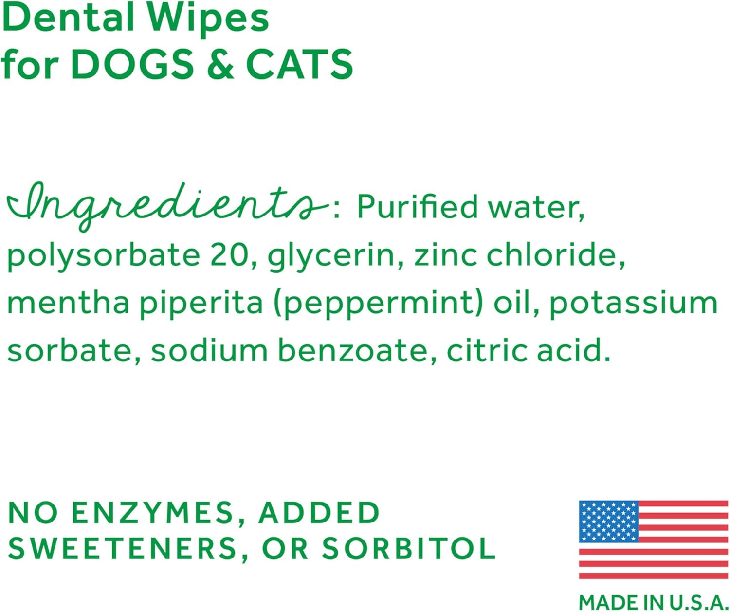 Fresh Breath by TropiClean No Brushing Clean Teeth Dental & Oral Care Dental Wipes for Pets, 50ct : Pet Supplies