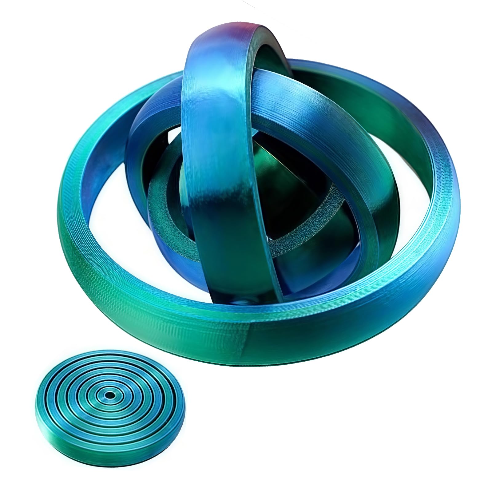 3D Printed Fidget Toy for Adults β Ultimate Stress Relief Spinner with 360Β° Rotation, Perfect as Adult Fidget Toys for Anxiety & Focus β Durable 3D Printed Toys for Office, Home & Travel β image 1