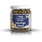 Manchego Cheese Stuffed Olives, Garcia de la Cruz, 14 oz