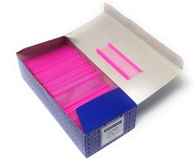 Pink Quicktach Tagging Gun Barbs Fasteners Standard 1 Inch