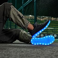 BosenHulu Light Up Shoes for Women Men USB Charging