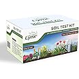 Complete Soil Test Kit, Sensitive Measurement of Soil pH, Nitrogen, Phosphorous, & Potassium - Laboratory at Your Fingertips - Soil Kit for Vegetable Garden & Lawn