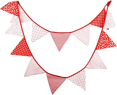 Amazon Hoter 新しい 洗える 綿三角旗 パーティー テント 結婚式 ベビーベッド ホーム 庭 装飾 インテリア オンライン通販