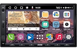 [New] ATOTO S8 Standard 7inch Double-DIN Car Stereo Android in-Dash Navigation, Wireless CarPlay & Android Auto, USB Tetherin