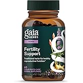 Gaia Herbs Fertility Support - Fertility Supplements & Hormone Balance for Women - With Dandelion Root, Ginger Root, Chaste Tree Berry, Cramp Bark & More - 60 Vegan Liquid Phyto-Capsules (30 Servings)