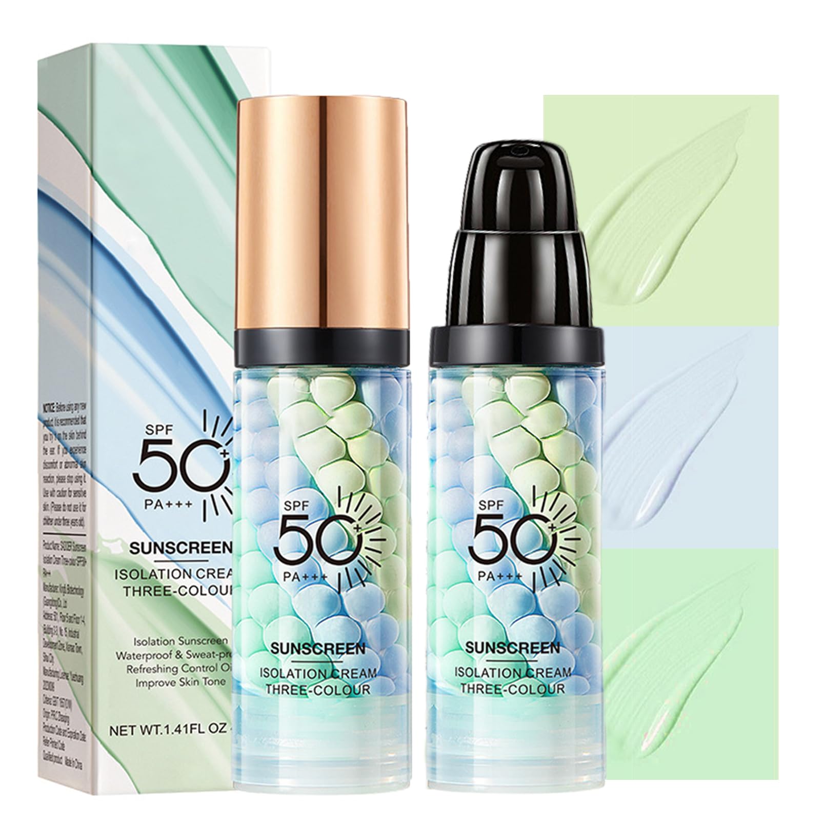 Primer Makeup with S.P.F. 50, Hydrating Face Primer, Makeup Primer for Face, One Step Colour Corrector Primer,Waterproof & Long Lasting, S.P.F. 50 UVA & UVB Protection Immediately