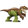 Mattel Jurassic World Fierce Changers 2-in-1 Dinosaur Action Figure, Double Danger Toy Transforms from Ankylosaurus to T Rex in 11 Steps