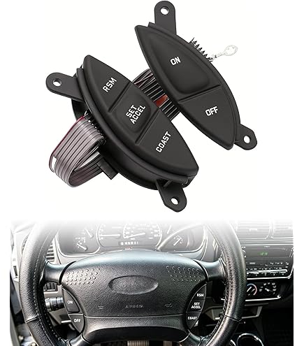 F87A-9D809-BA Steering Wheel Mounted Cruise Control Switch Button