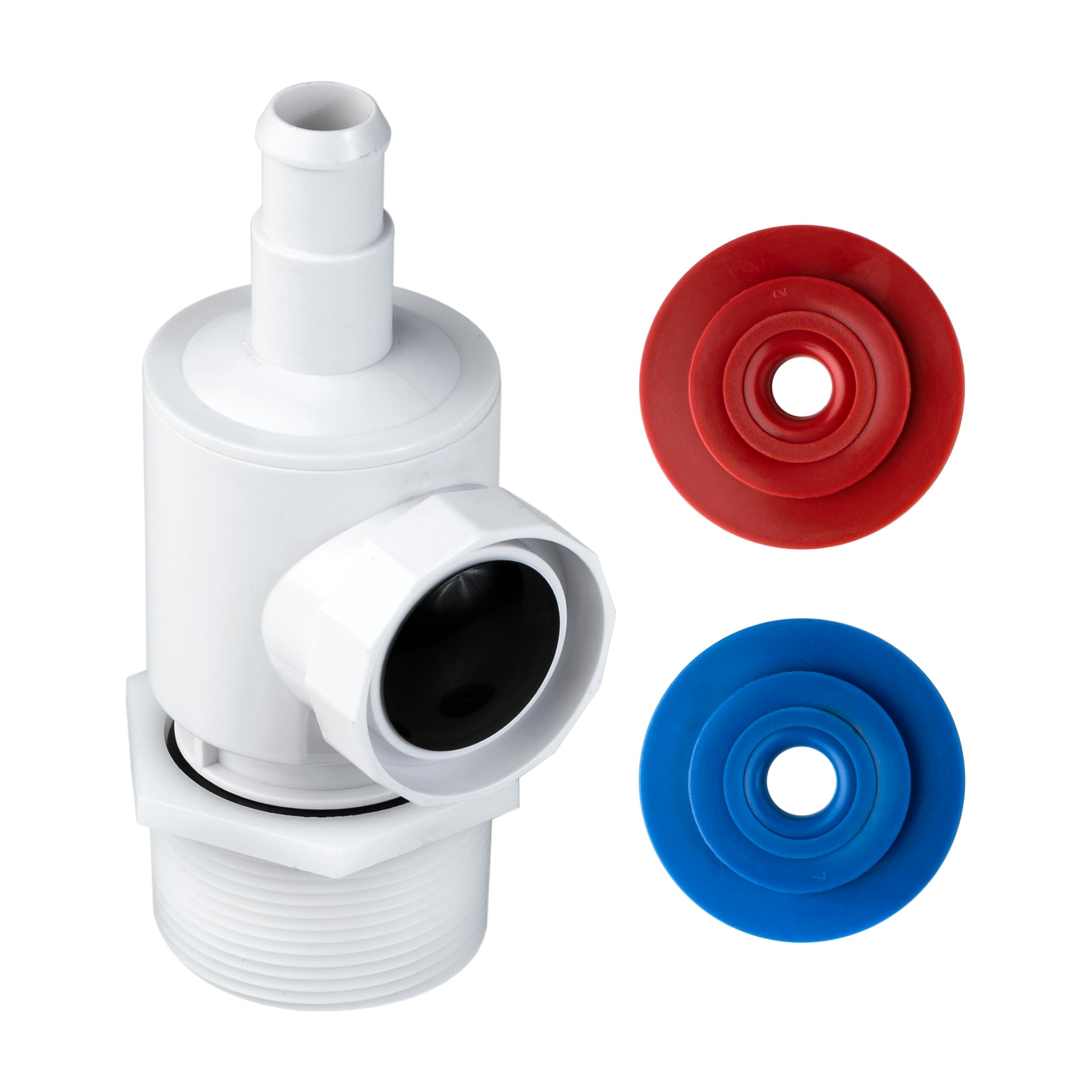 Photo 1 of BlueStars 9-100-9001 Pool Cleaner UWF Connector Replacement Part - Compatible with Polaris Zodiac 380, 280, 180 Pool Cleaners - Universal Wall Fitting Connector