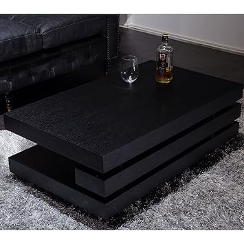 Amazon Co Jp センターテーブル モダン ブラック 100 ローテーブル