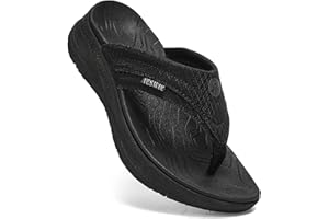 Women's Orthotic Platform Flip Flop with Arch Support Ladies Comfortable Recovery Walking Thong Sandals Slip On Indoor Outdoo