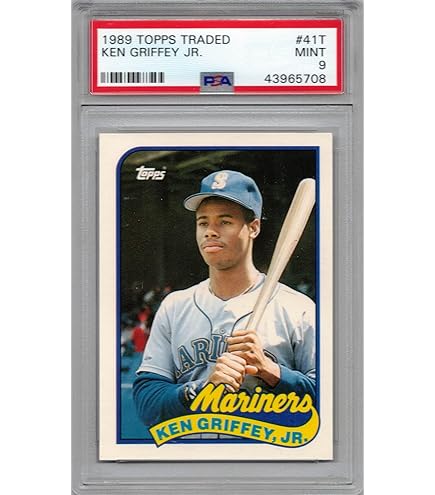 Amazon.com: Ken Griffey Jr. Rookie Card 1989 Fleer #548 PSA