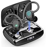 Rinsmola Wireless Earbuds, Bluetooth 5.1 Headphones Sport Wireless Earphones in Ear 6D Stereo Noise Cancelling Earbuds with M
