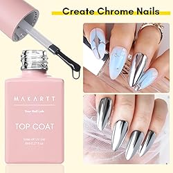 Makartt Gel Top Coat and Base Coat Kit: Clear Gloss