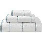 Tommy Bahama - Bath Towels, Soft & Highly Absorbent Bathroom Essentials, Oeko-Tex Certified (Ridley Solid Blue, 3-Piece)