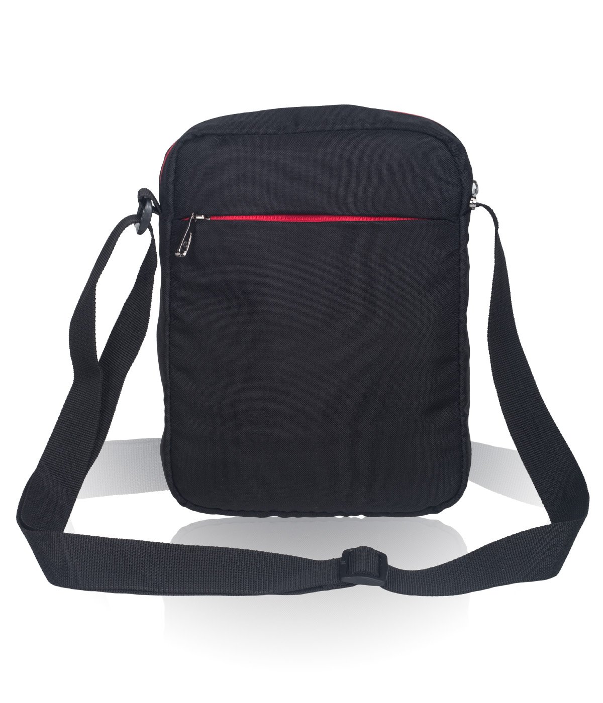 cosmus women's sling & cross-body bag (40051099007,black & red)