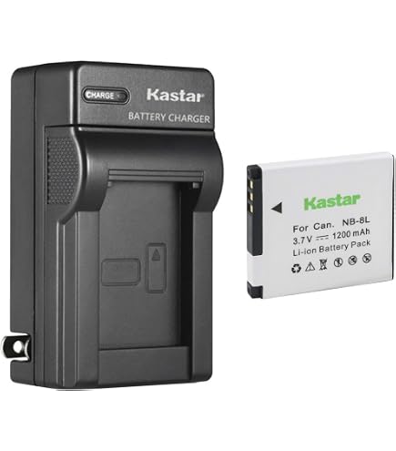Amazon.com : Kastar Battery (2-Pack) and AC Charger for Canon NB