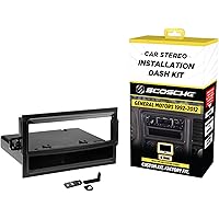 Scosche GM1583B 1992-Up General Motors Oversize Radio Multi Kit with 2 Cd Pocket, Black