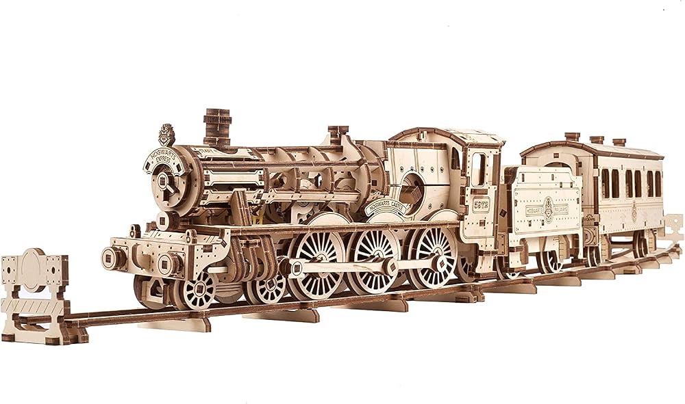 UGEARS Harry Potter Hogwarts Express Wooden Train Set 3D Puzzle Kit