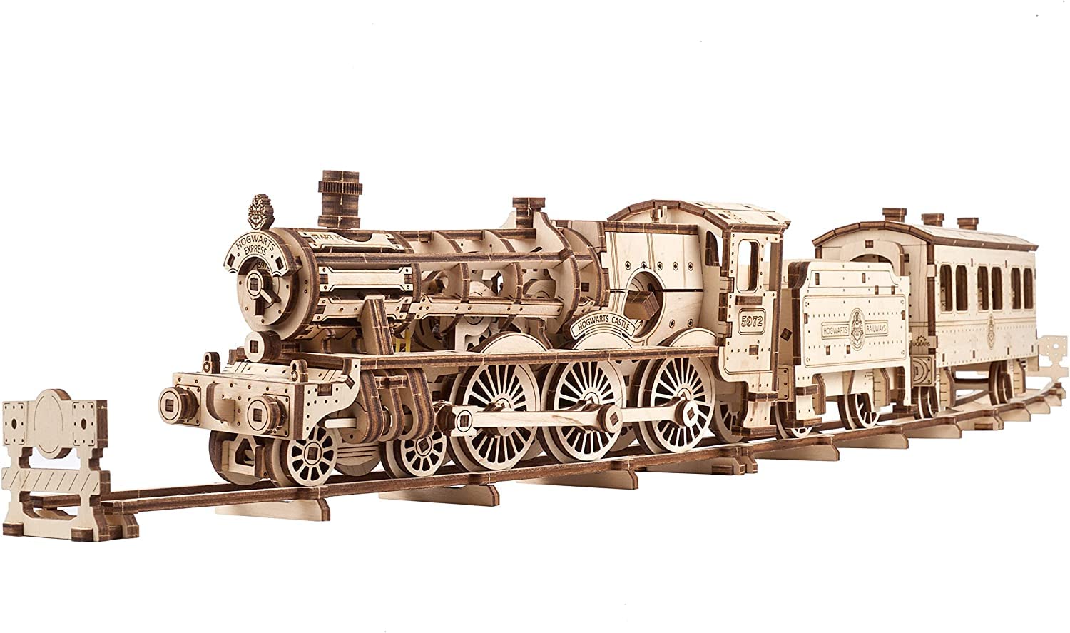 UGEARS Harry Potter Hogwarts Express - Wooden Train Set 3D Wooden Puzzles for Adults - Model Kits for Adults to Build - Harry Potter 3D Puzzle Craft Kit Model Building Gift for Christmas — image 1