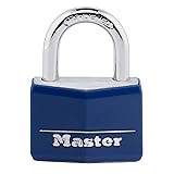 Master Lock Blue Vinyl Covered Aluminum Keyed