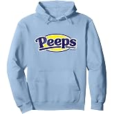 Peeps Easter Classic Distressed Peeps Brand Logo Pullover Hoodie