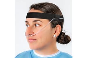 WURONSA Comfortable Nasal Oxygen Cannula Ear Protector Cannula Headband for Oxygen Concentrator Accessories with Adjustable Oxygen Cannula Ear Protector for Oxygen Users to Prevent Ear Soreness