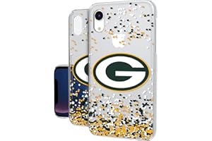 Strategic Printing Green Bay Packers iPhone Clear Case with Confetti Design