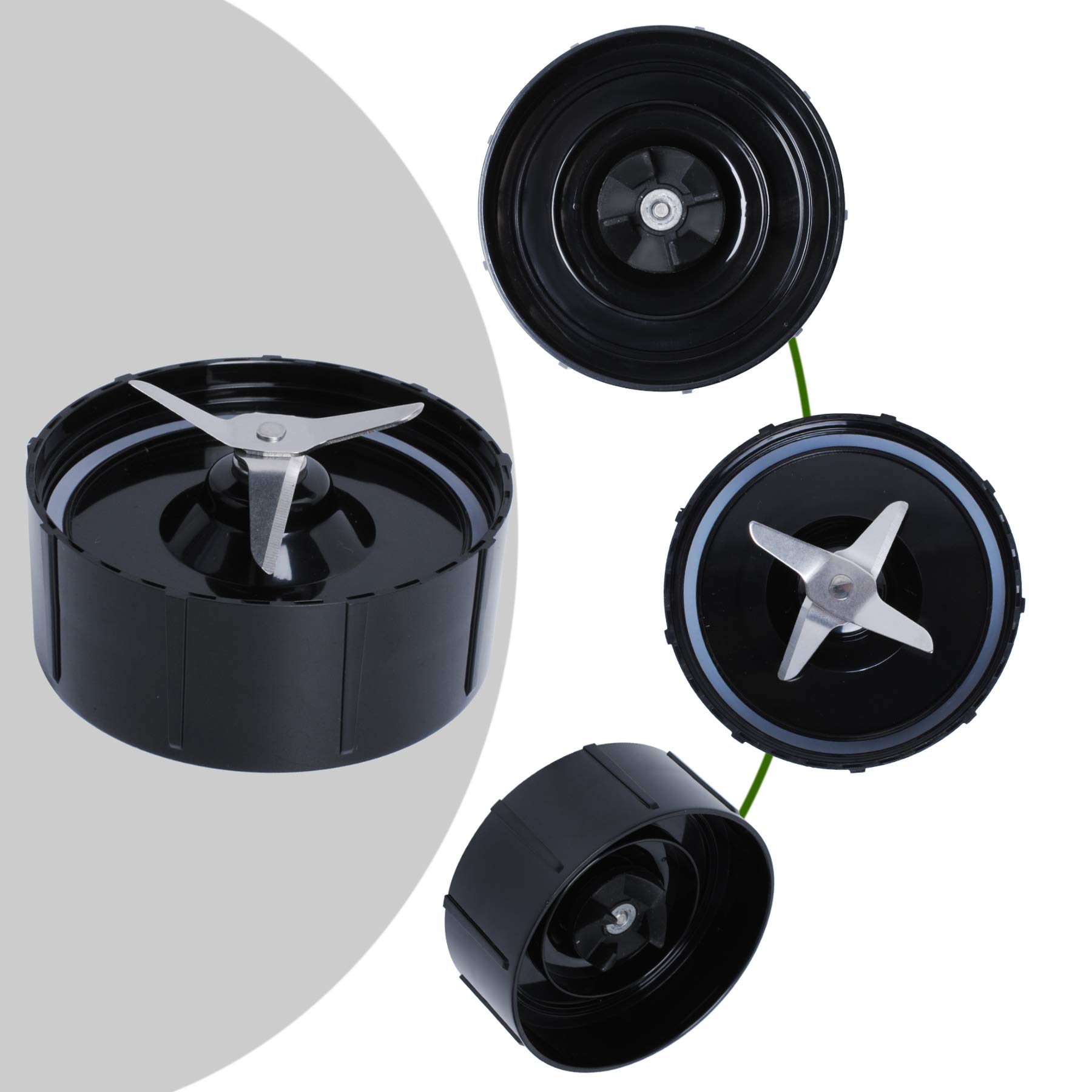 Replacement Part Compatible with Magic Bullet Mini Blender,Spare Cross Blade Compatible with Magic Bullet Mini Juicer, Mixer and Food Processor
