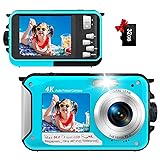 4K Underwater Camera 56MP Autofocus 11FT Waterproof