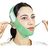 V Line Lifting Mask Chin Strap for Sleeping, Face Lifting Strap, Chin Strap, Chin Lifting Mask, Jawline Shaper, Jaw Strap, Double Chin Reducer, Face Lift Tape & Snoring Solution (Greenn)