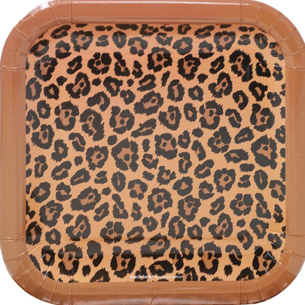 Leopard Print Party Supplies Pack (113+ Pieces for 16 Guests!), Leopard Party, Cheetah Print Tableware: Health & Personal Care