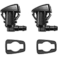 Windshield Washer Nozzles for 2007-2011 Ford Edge, 2007-2010 Lincoln MKX Base Sport Premium Sport Replaces OEM # 7T4Z-17603-A 8S4Z-17603-AA, Spray Jet Kit（Pack of 2）
