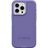 OtterBox iPhone 15 Pro MAX (Only) Defender Series Case - Mountain Majesty (Purple), screenless, Rugged & Durable, with Port Protection, Includes Holster Clip Kickstand