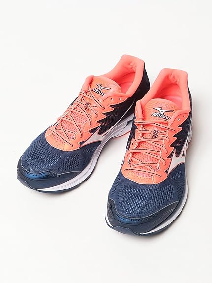 Amazon ミズノ 大きいサイズ メンズ 幅広4e メッシュ ロゴ入り ローカット ランニングシューズ Wave Rider Sw ネイビー 29 0cm Mizuno ミズノ ランニング