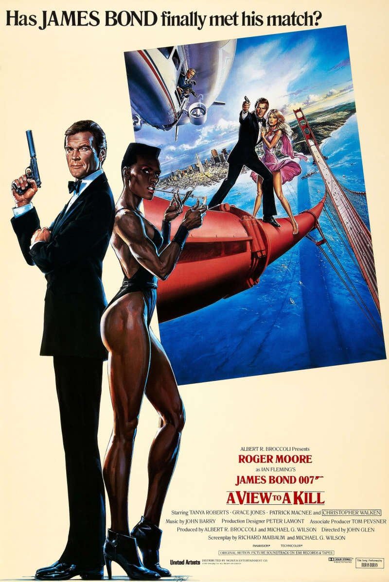 A View To A Kill Original Movie Poster 1985 At Amazon S Entertainment Collectibles Store