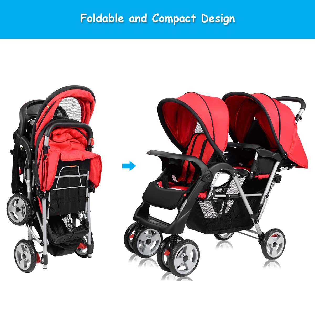costzon double stroller