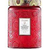 Voluspa Goji Tarocco Orange Candle, 18 oz, Coconut Wax Blend, Scented Candles for Home, 100 Hour Burn Time, Candle Jars