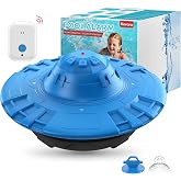 Pool Alarm, Floating Pool Safety Alarms for Inground &amp; Above Ground Pools &ndash; Loud 110dB Alert, Adjustable Sensitivity, Protection for Kids &amp; Pets (Blue+Black)
