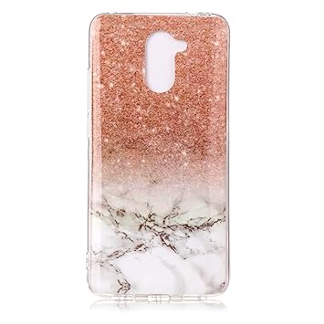 Lomogo Huawei Y7 2017/Y7 Prime/Holly 4 Plus Case Soft Silicon Case Shockproof Anti-Scratch Marble Case Cover for Huawei Y7/Y7 Prime 2017 - LOYHU20982 L2