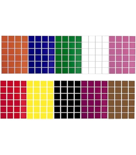 CLAPPERZZ Rectangle Color Coding Labels To Write On Stickers Self-adhesive Paper Label Price In - View #6