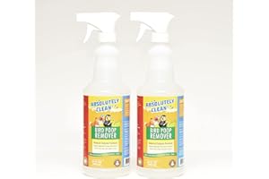 Absolutely Clean Amazing Bird Poop Remover - Just Spray/Wipe - Safely & Easily Removes Bird Messes - Use Indoor/Outdoor - Mad