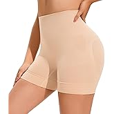 ciksob Tummy Control Shapewear Shorts for Women Body Shaper Seamless Slip Shorts Thigh Slimmer Butt Lifter Anti-Chafing Under Dress Underwear(Beige S)