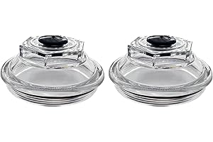 VEDURME 21-36 Oil Caps Bath Dust 2 PCS K71-148-00 Replacement for Dexter 9k-10K General Duty Axles 1989-2009 10K HD 12K 15K 4.0" Threads Trailer Axle Plastic Screw-on Oil Cap Kit with Rubber Plugs (2) (2)