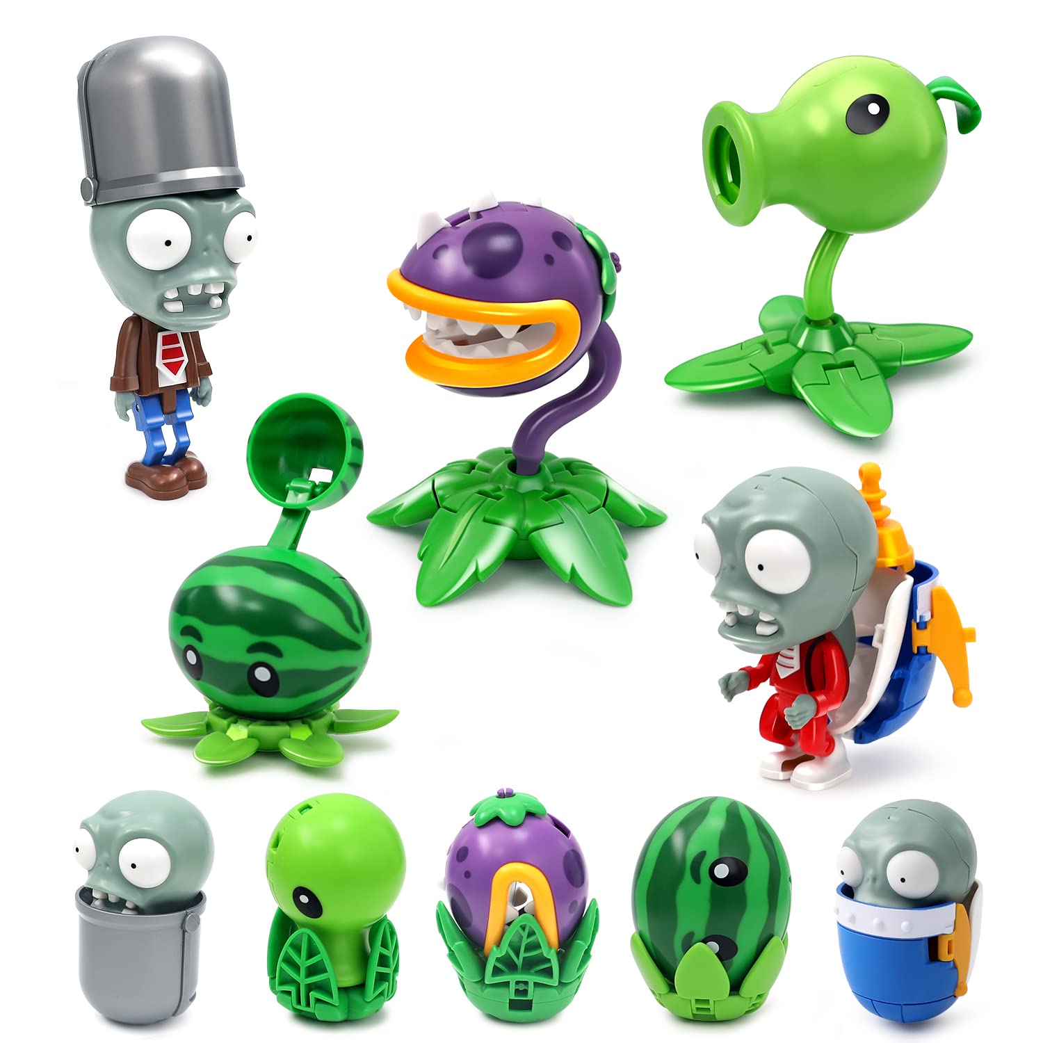 Maikerry Plants and Zombies Toys vs Egg