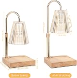 CLIUNT Candle Warmer Lamp with Dimmer & Timer, 2 Bulbs, Home & Office view 2