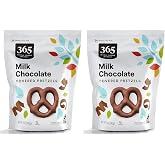 365 by Whole Foods Market, Milk Chocolate Pretzels, 5 Ounce (Pack of 2)