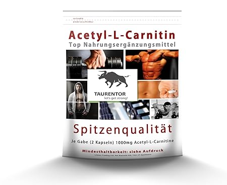Acetyl L Carnitine Fatburner abnehmen - 250 Tabletten Stärkste L-Carnitine Form extrem hochdosiert - Garantiert Glutenfrei