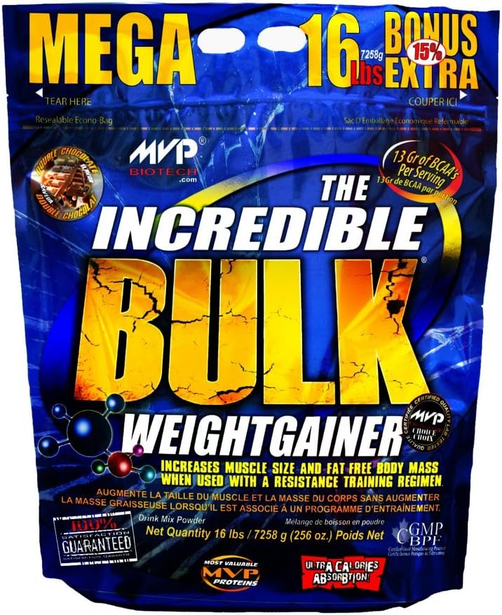 Mvp Biotech Incredible Bulk Mass Gainer Strawberry Blossom 16lbs Amazon Co Uk Grocery